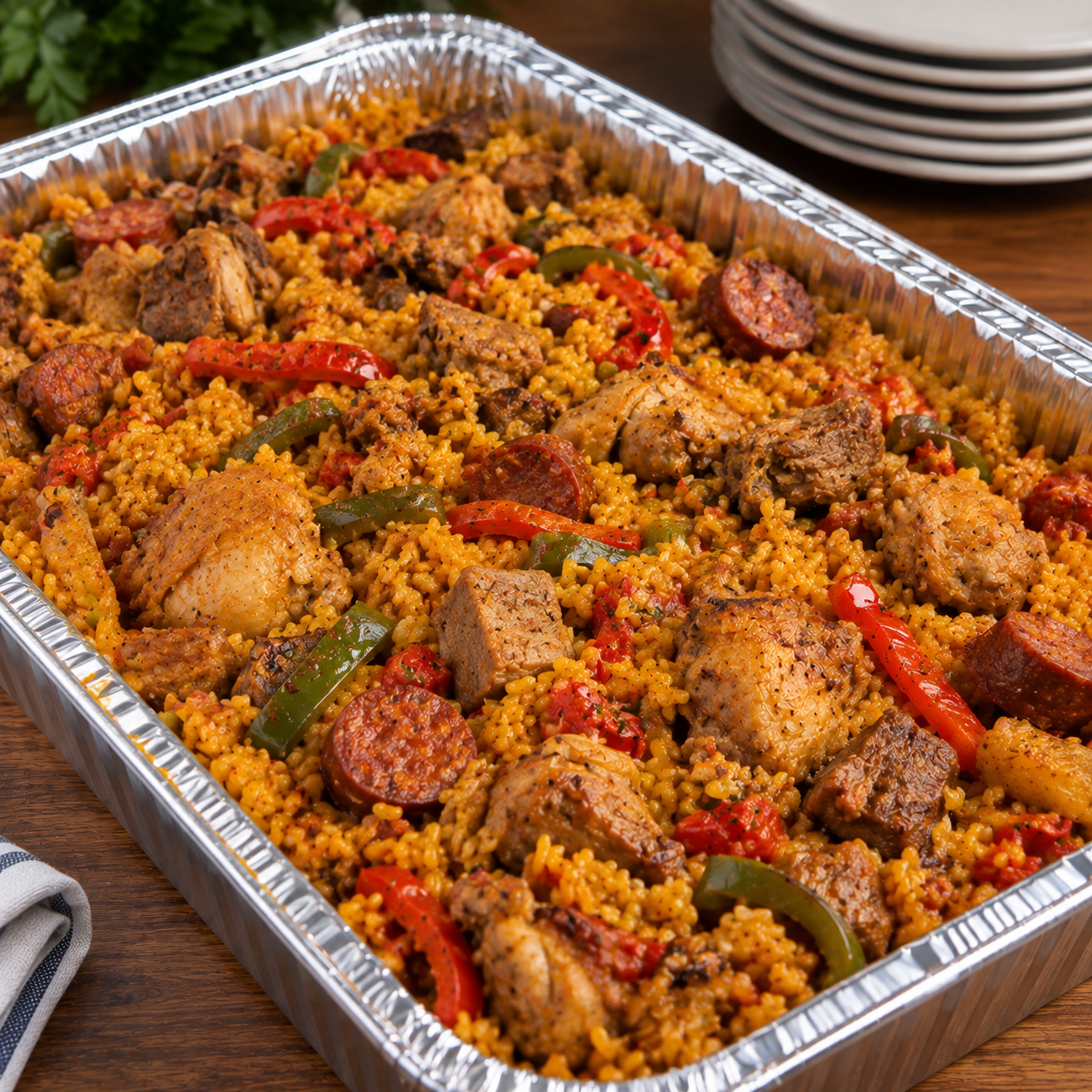 Paella de Carnes
