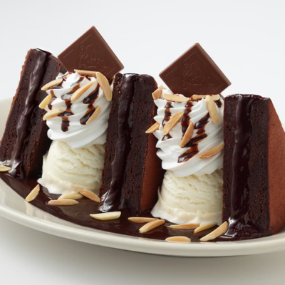 Godiva Chocolate Brownie Sundae