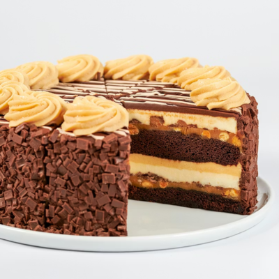 10-Inch Reeses Peanut Butter Chocolate Cake Cheesecake