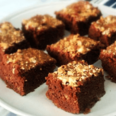 Brownie con Mantecado