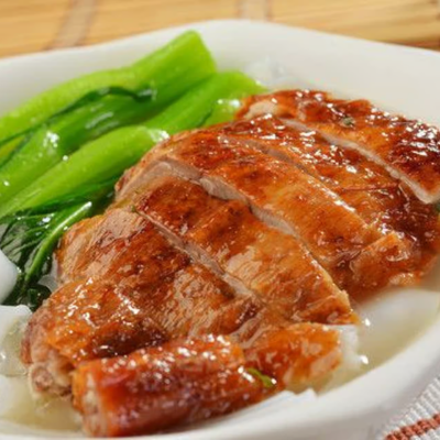 Noodle Soup with Roasted Duck