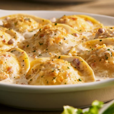 Ravioli Carbonara (1390 cal)