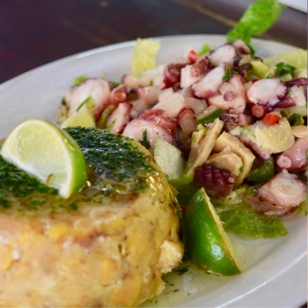 Ensalada Mixta de Pulpo y Carrucho Grande