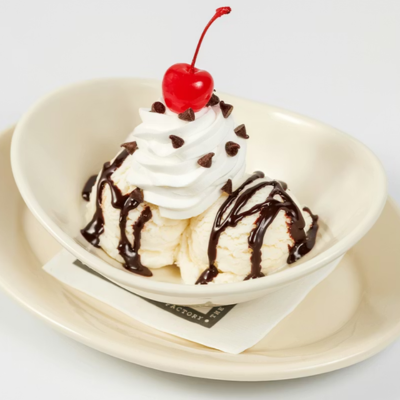 Kids Mini Hot Fudge Sundae