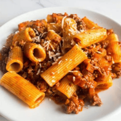 Rigattoni alla Bolognese