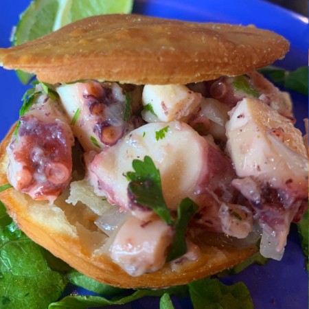 Arepa de Pulpo