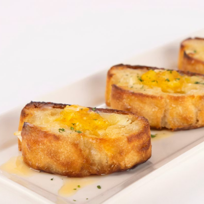 Baked Brie with Truffle-Honey Butter