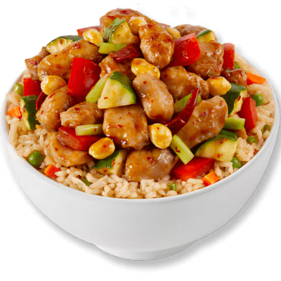 Pollo a la Naranja Bowl