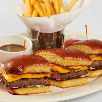 French Dip Cheeseburger