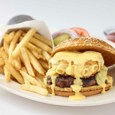 Macaroni and Cheese Burger
