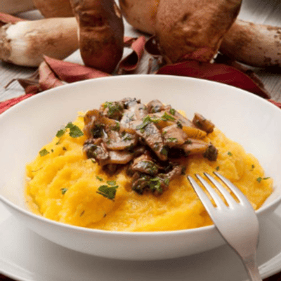 Funghi e Polenta
