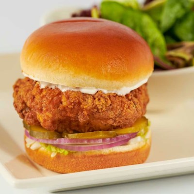 SkinnyLicious Crispy Chicken Sandwich with Ranch