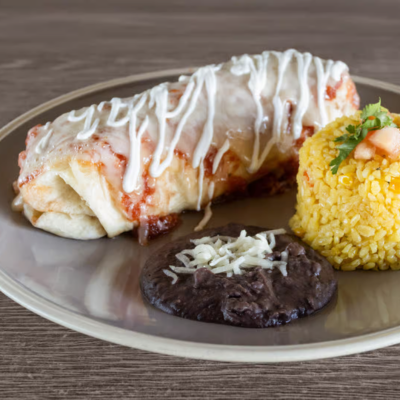 Burrito Norteno con Pollo Tinga