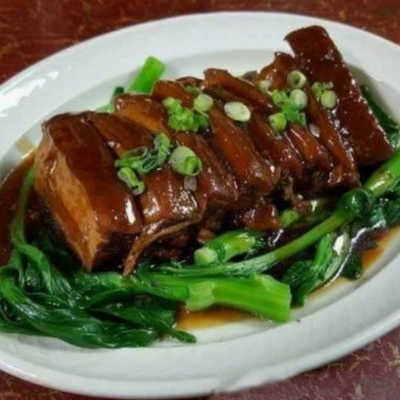 Steam Pork Belly with Pickles