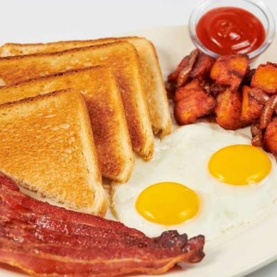 Farm Fresh Eggs with Old Smokehouse Bacon