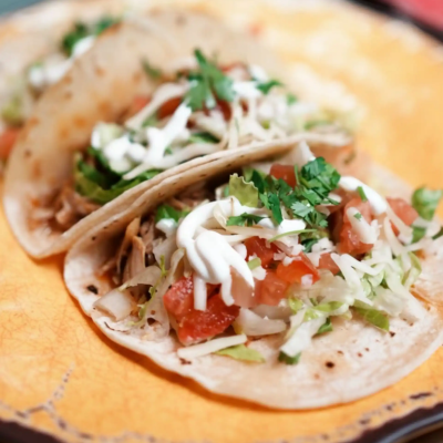 Tacos de Pollo Tinga (3)