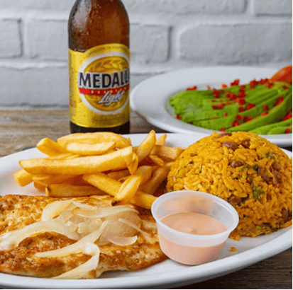 Pechuga de Pollo Encebollada