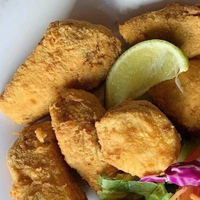 Masitas de Dorado Rebosado - Aperitivo