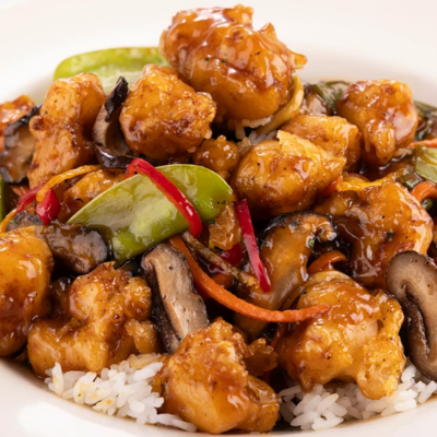 Orange Cauliflower Bowl