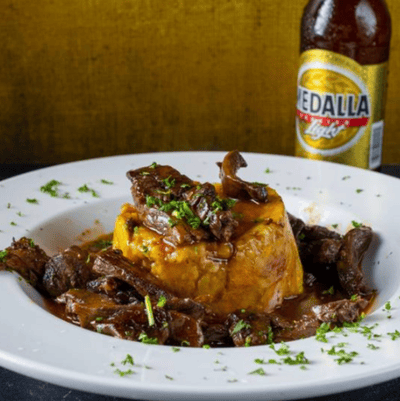 Mofongo Relleno de Churrasco