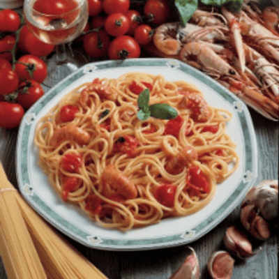 Spaghetti agli Scampi