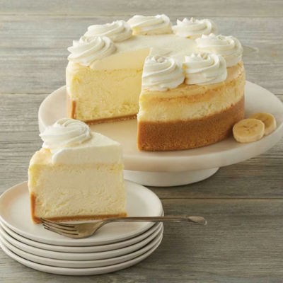 7-Inch Fresh Banana Cream Cheesecake