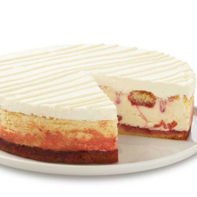 10-Inch Lemon Raspberry Cream Cheesecake