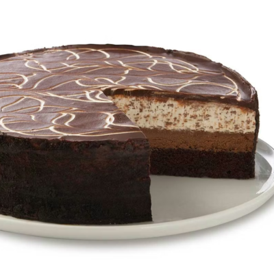 10-Inch Chocolate Tuxedo Cream Cheesecake