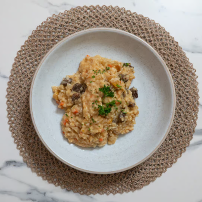 Risotto de Churrasco y Amarillos
