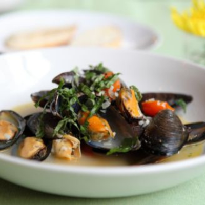 Cozze al Vino Blanco e Burro