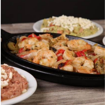 Fajitas de Camarones