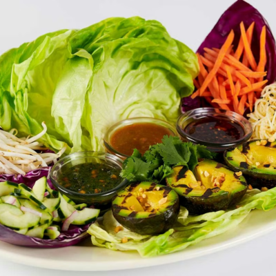 Thai Lettuce Wraps with Avocado