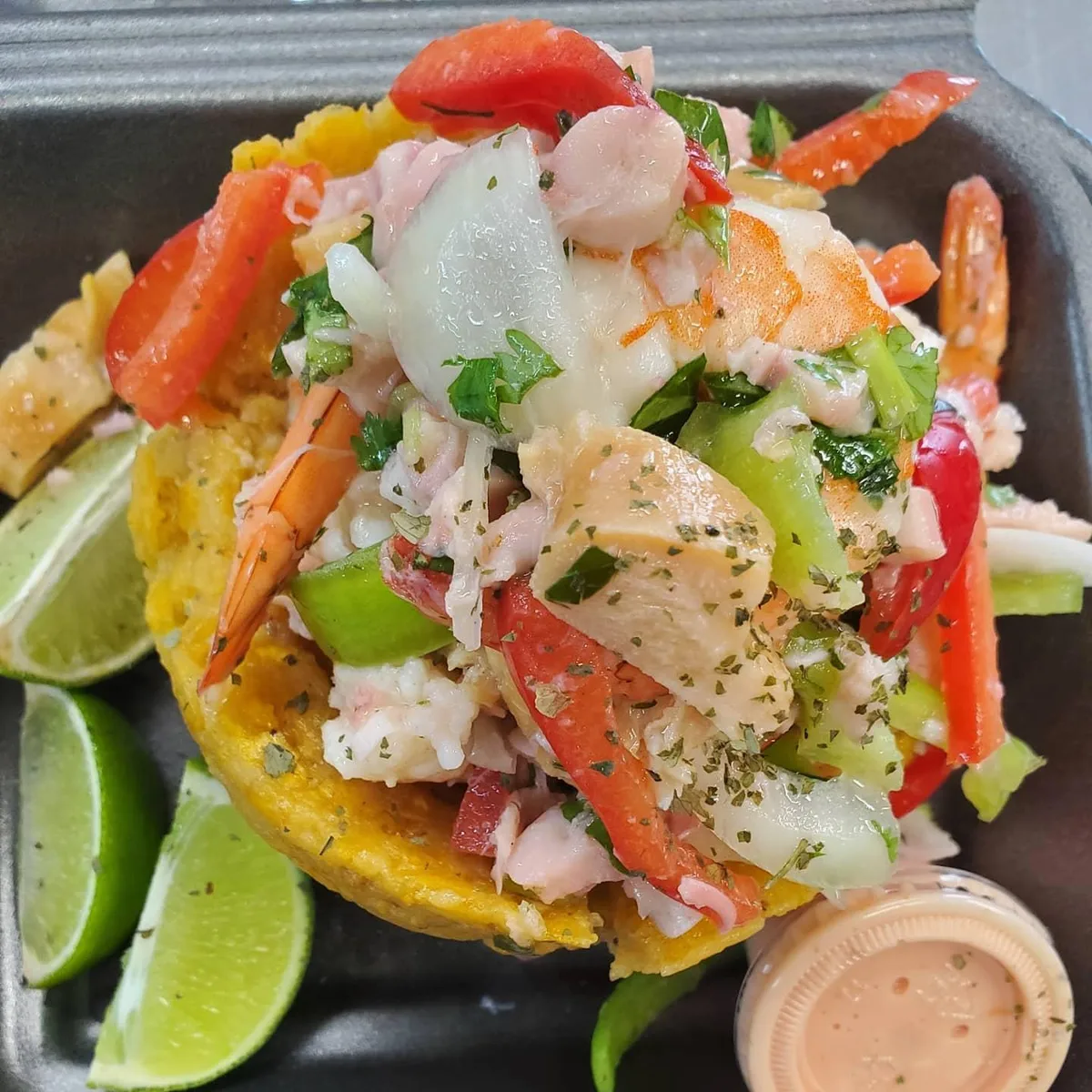 Mofongo Relleno De Mariscos
