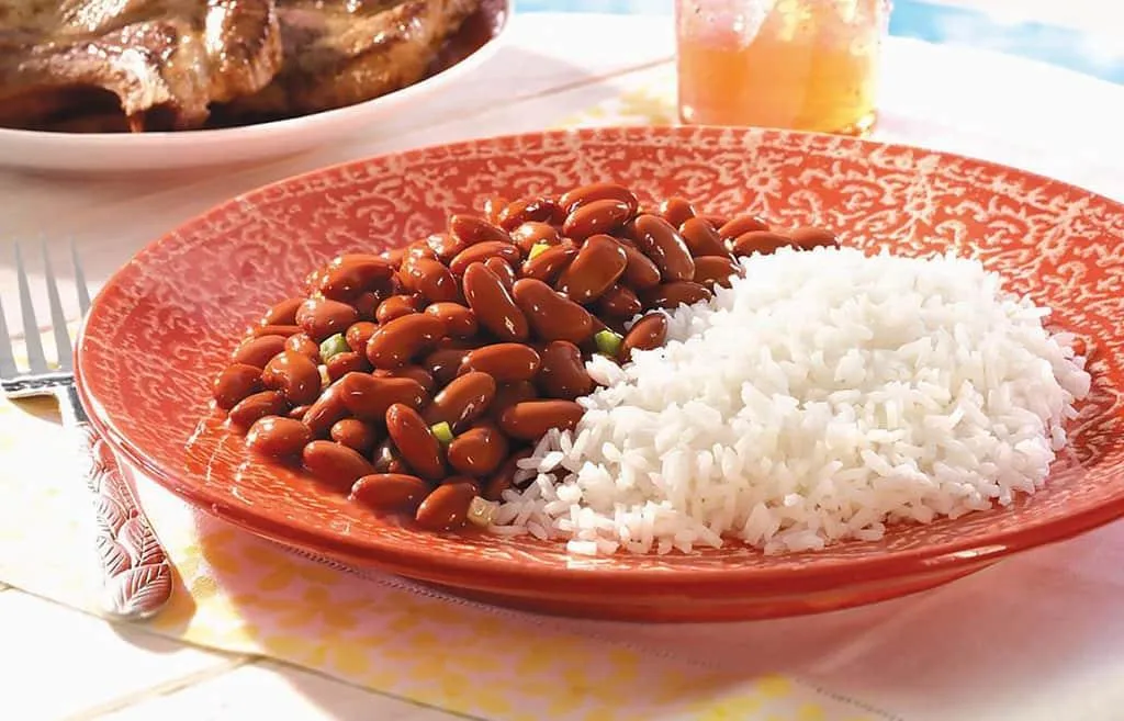 Arroz Blanco Con Habichuelas