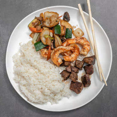 Teppanyaki - Choice of 1 With Filet Mignon