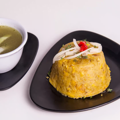 Combo Mofongo con Caldo