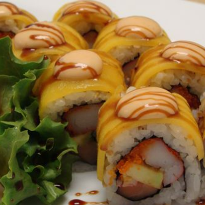 Ikebana Mango Roll