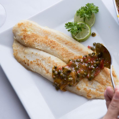 Filete de Mero a la Alcaparra