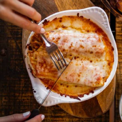 Manicotti en Salsa Pomodoro