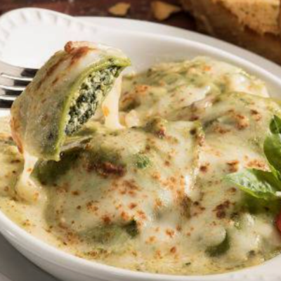 Ravioli de Espinacas Creamy Pesto