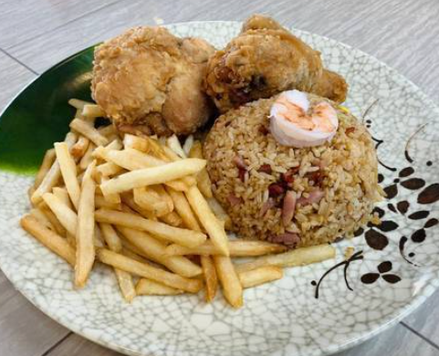 2 Presas Con Arroz Y Papas