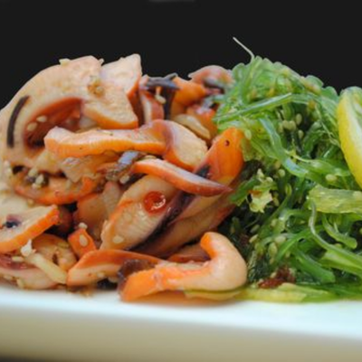 Wakame & Smoked Skid Salad