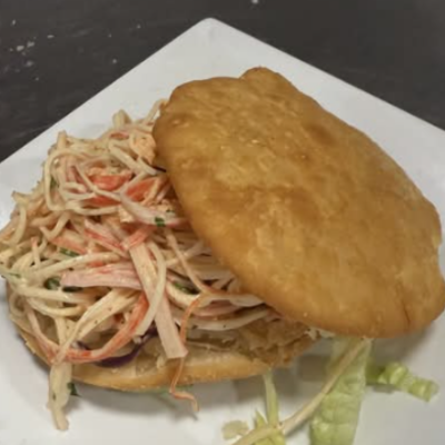 Arepa de Cangrejo Picante