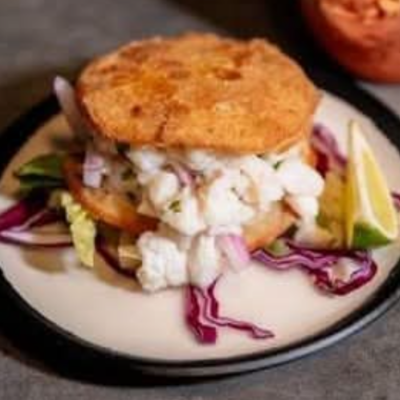 Arepa De Ceviche