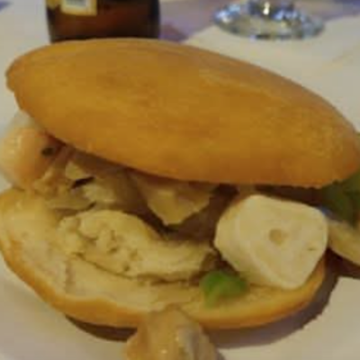Arepa Mixta de Pulpo y Carrucho