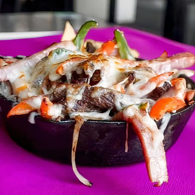 Alambre de Pollo y Churrasco