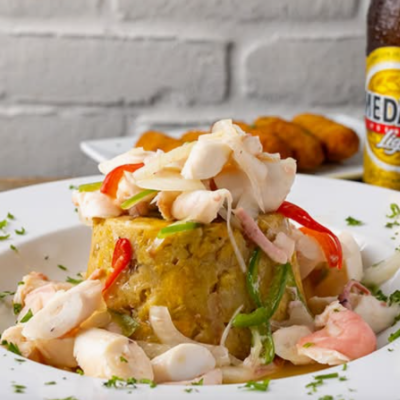 Mofongo Relleno de Pulpo