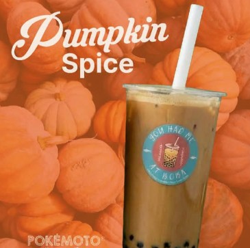Pumpkin Spice Boba Tea