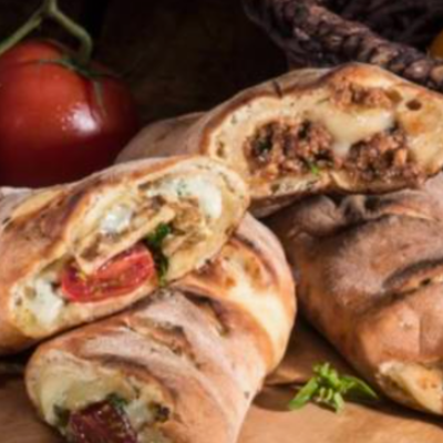 Pollo Pesto Stromboli