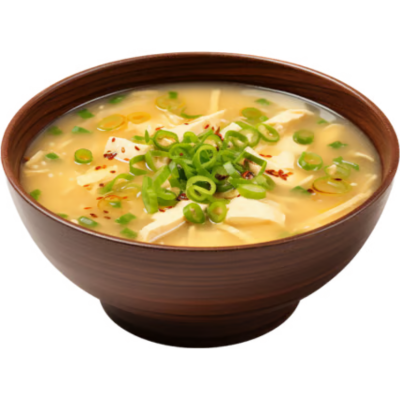 Miso Soup with Crab Sticks